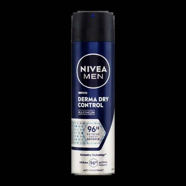 NIVEA Men Antiperspirant sprej pro muže Derma Dry Control 150 ml