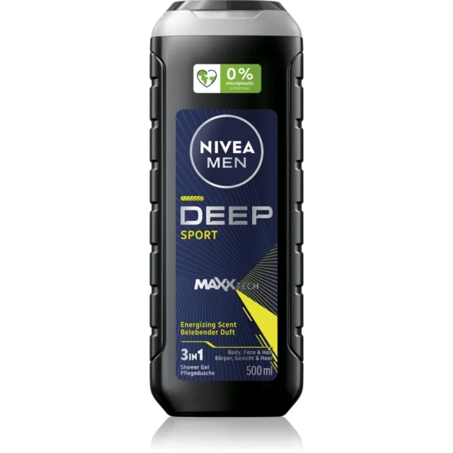 NIVEA MEN Deep Sport energizující sprchový gel pro muže 500 ml