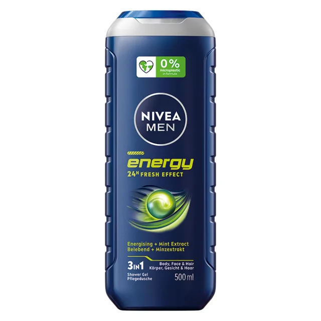NIVEA Men Energy Sprchový gel 500 ml