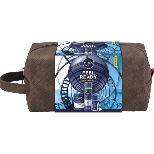 NIVEA MEN Feel Ready dárková sada na tělo a obličej