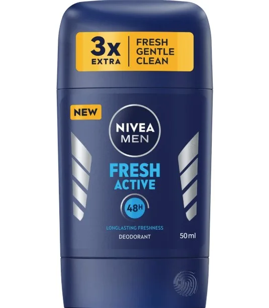 NIVEA MEN Fresh Active Deodorant Stick , 50 ml