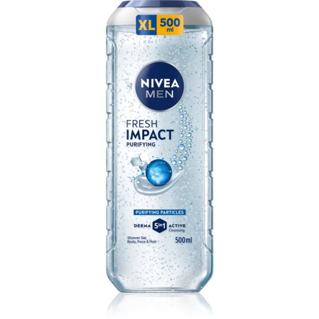 NIVEA MEN Fresh Impact sprchový gel pro muže 500 ml