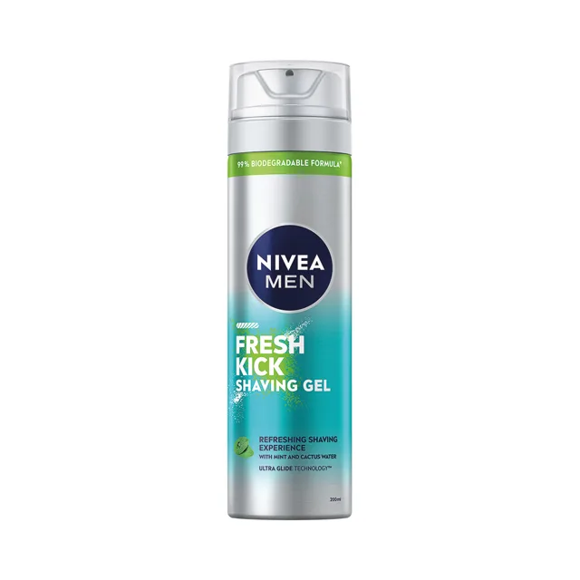 NIVEA MEN Gel na holení Fresh Kick 200ml