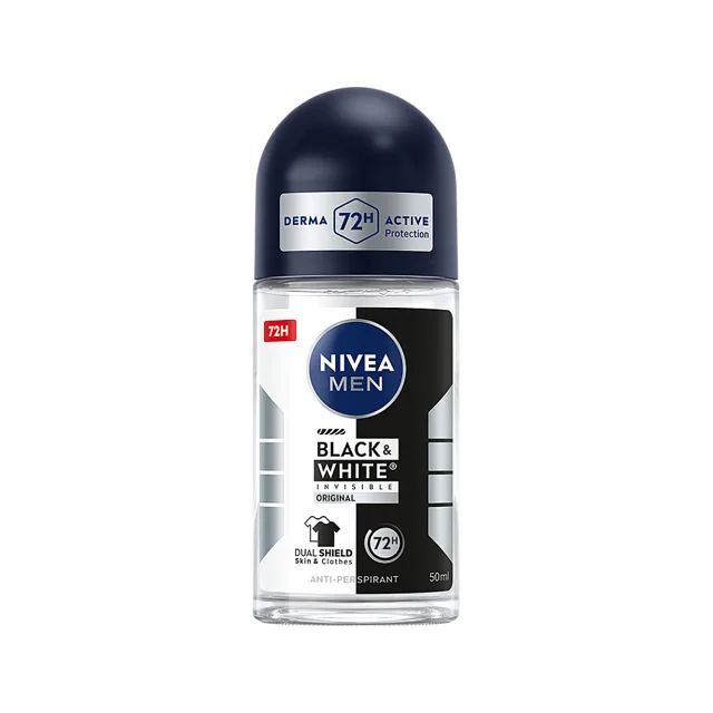 NIVEA Men Invisible for B&W Power Kuličkový antiperspirant pro muže 50 ml