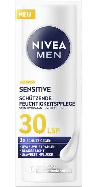 Nivea MEN Ochranný hydratační krém pro citlivou pleť s SPF 30, 50ml