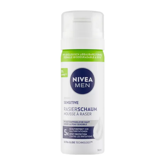 NIVEA Men Pěna na holení Sensitive 50 ml