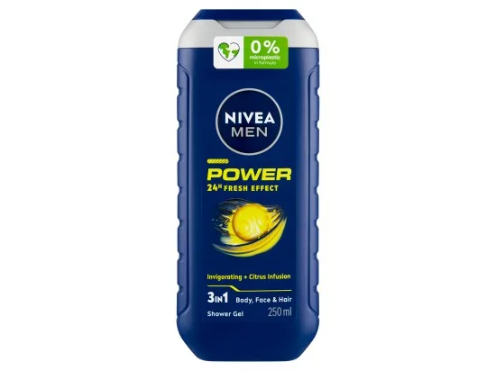 Nivea Men Power 3 v 1 sprchový gel 250 ml