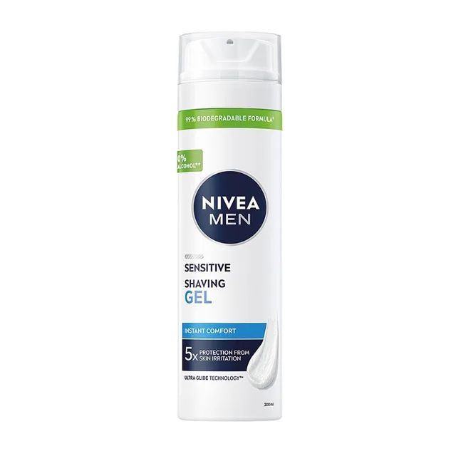 NIVEA Men Sensitive Gel na holení 200 ml