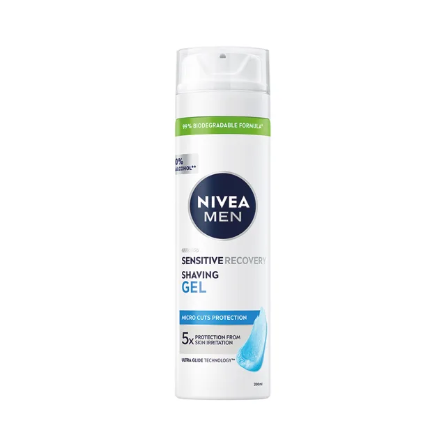 Nivea Men Sensitive Recovery gel na holení 200 ml