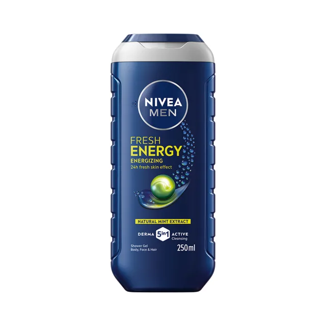 NIVEA MEN Sprchový gel pro muže 3 v 1 Energy  250ml