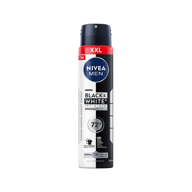 NIVEA Men Sprej AP B&W Invisible Original 250 ml