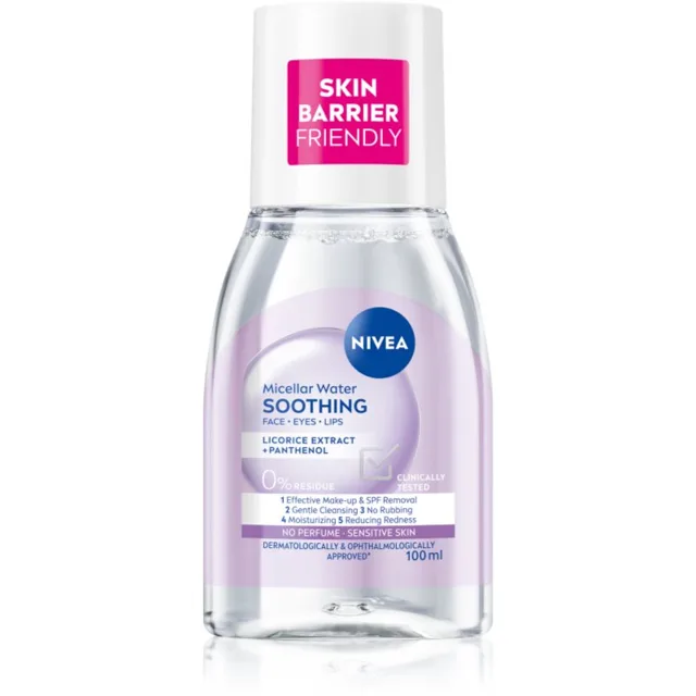 NIVEA Micellar Soothing micelární čisticí voda pro citlivou pleť 100 ml