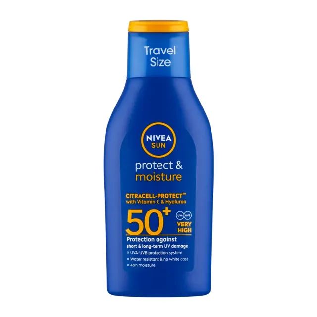 NIVEA Mléko na opalování Sun Protect & Moisture OF 50+ 100 ml