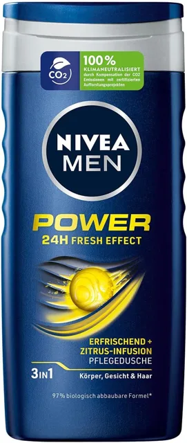 Nivea Nivea, POWER pečující sprchový gel, 250 ml