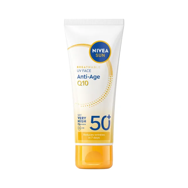 Nivea Ochranný pleťový krém SPF 50+ Anti-Age Q10 UV Face Cream 40 ml