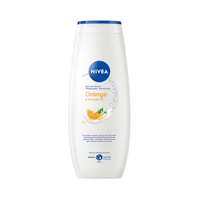 Nivea Orange & Avocado Oil pečující sprchový gel 500 ml