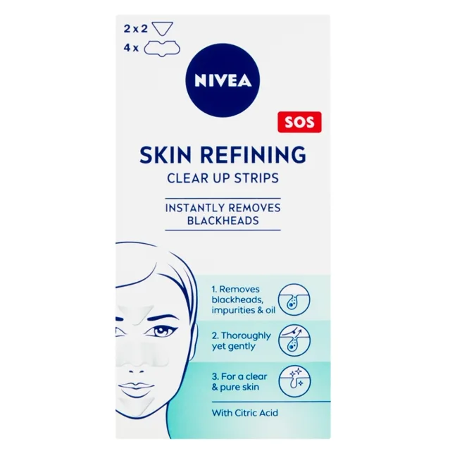 NIVEA Osvěžující čisticí pleťové náplasti 6 kusů