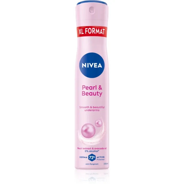 NIVEA Pearl & Beauty antiperspirant ve spreji 72h 200 ml