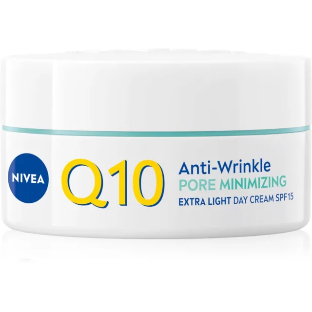 NIVEA Q10 Anti-Wrinkle lehký denní krém proti vráskám SPF 15 50 ml