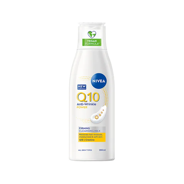 NIVEA Q10 čistící mléko proti vráskám 200 ml