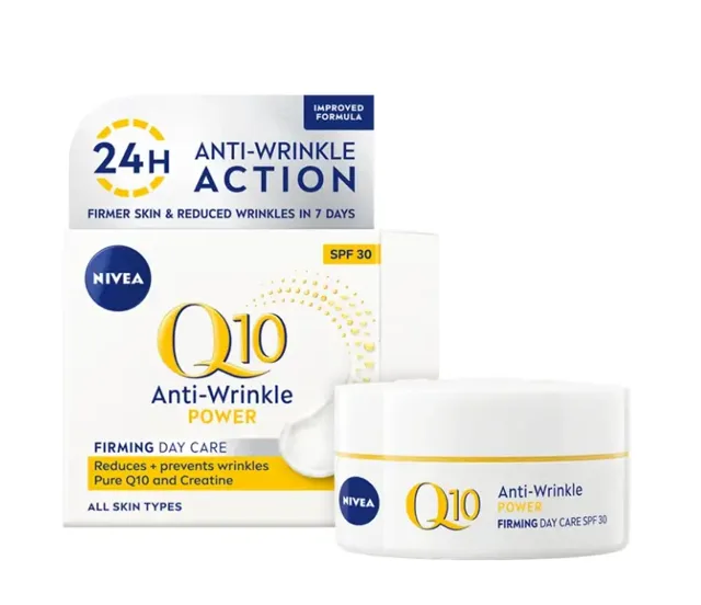 Nivea Q10 Plus energizující denní krém proti vráskám 50 ml