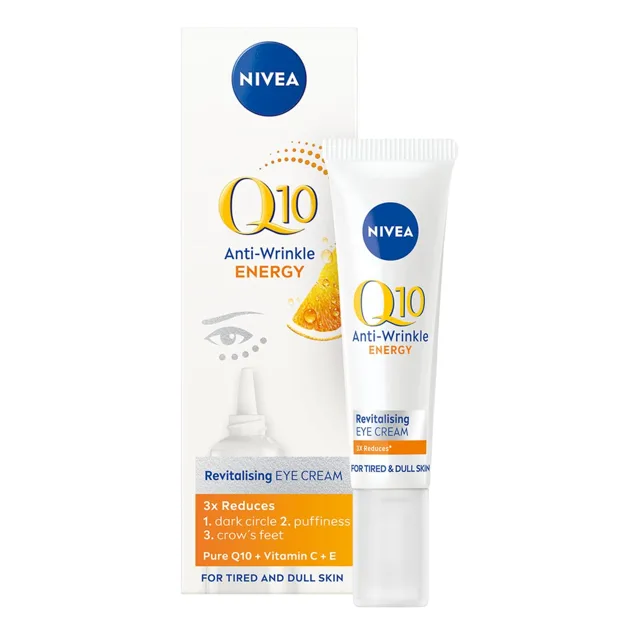 NIVEA Q10 Power Energy protivrásková péče o oční okolí 15ml-poškozená krabice