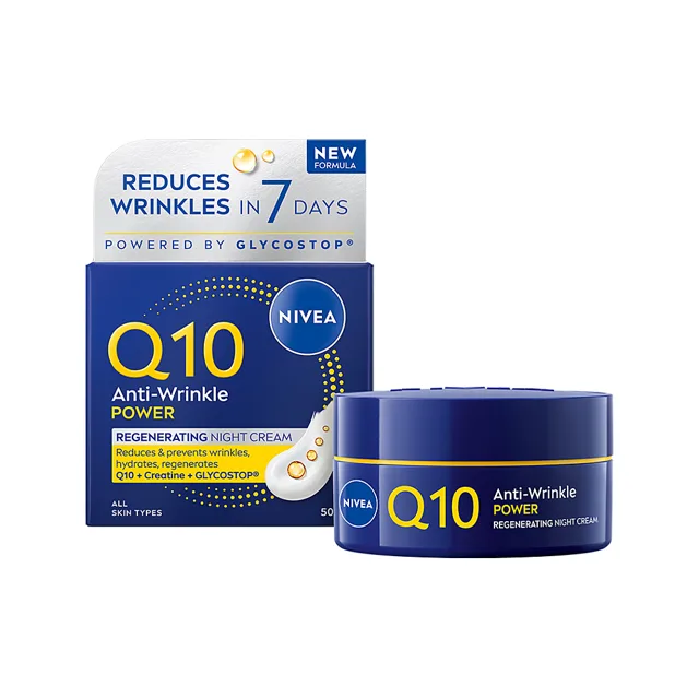 NIVEA Q10 Power Noční krém proti vráskám 50 ml