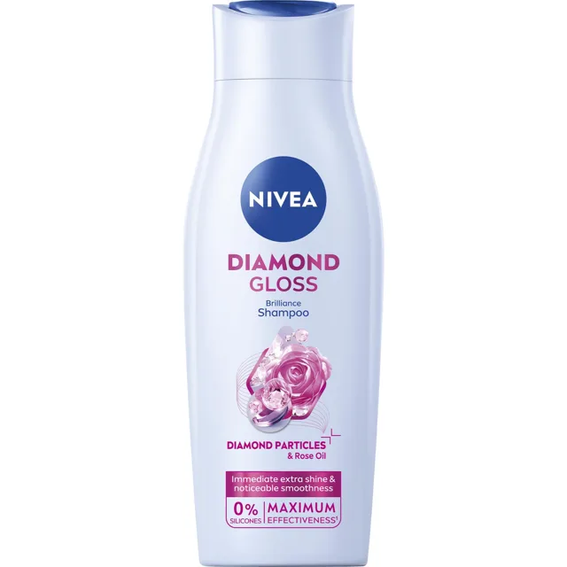 Nivea Šampon pro oslňující lesk vlasů Diamond Gloss 400 ml