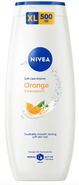 NIVEA Sprchový gel s pomerančem a avokádovým olejem, 500 ml