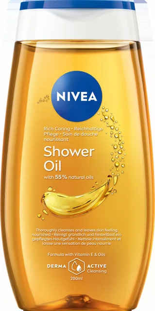 Nivea Sprchový olej pro velmi suchou pokožku Natural Oil 200 ml