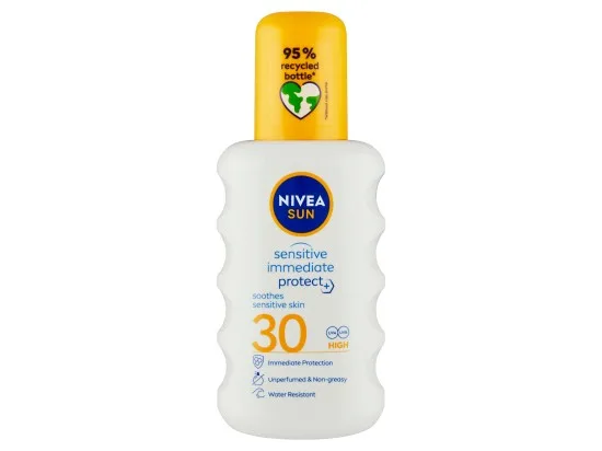Nivea Sun Sensitive sprej na opalování OF 30 200 ml