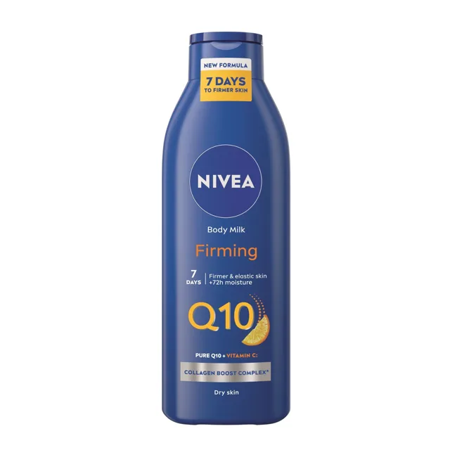 Nivea Výživné zpevňující tělové mléko Q10 Energy+ 250 ml