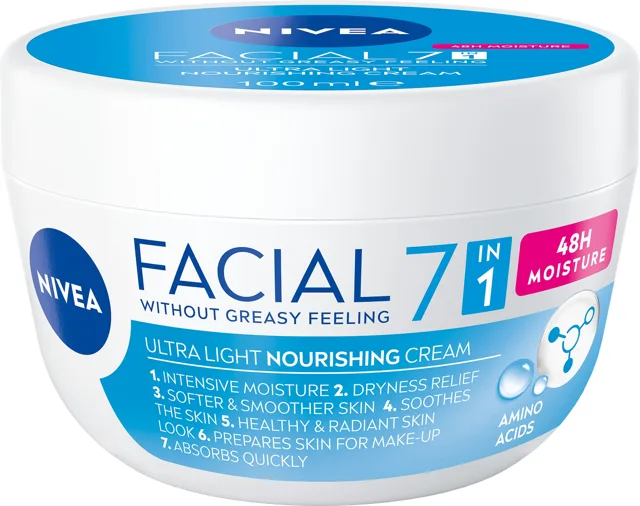 Nivea Výživný denní krém Facial Ultra Light Nourishing Cream 100 ml
