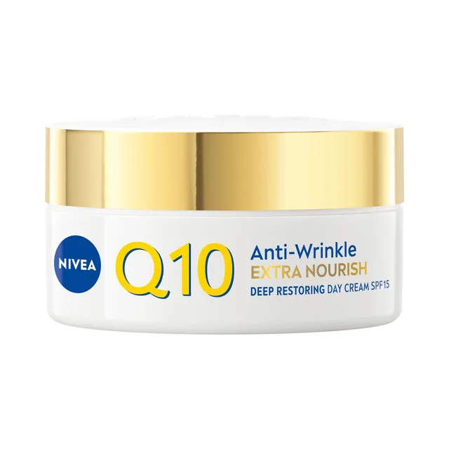 Nivea Výživný denní krém proti vráskám Q10 OF 15 (Anti-Wrinkle Extra Nourishing Cream) 50 ml