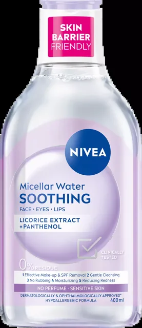 Nivea Zklidňující micelární voda Soothing Micellar Water 400 ml