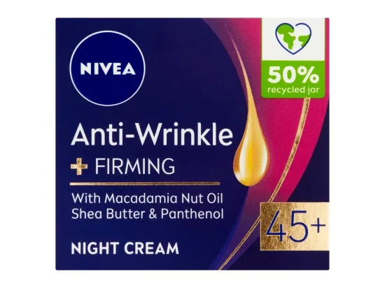 Nivea zpevňující noční krém proti vráskám 45+ 50 ml