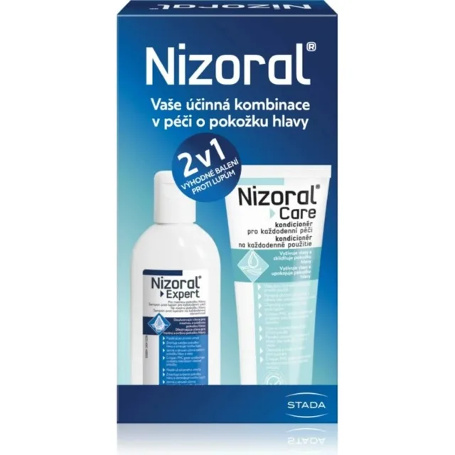 Nizoral Expert jemný čisticí šampon 200 ml + Nizoral Nizoral Care kondicionér 200 ml