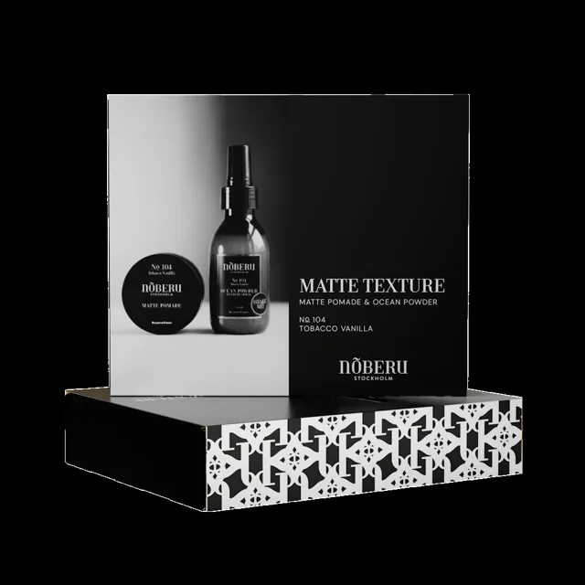 Noberu Matte Texture matná pomáda 80 ml + Ocean Powder sprej 150 ml dárková sada