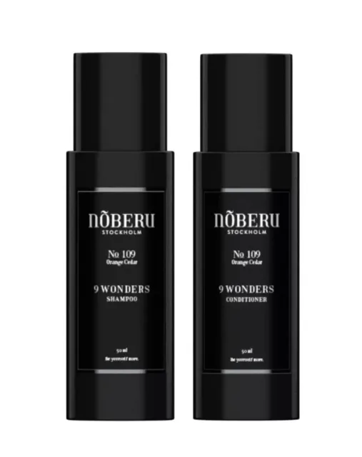 Noberu Mini 9 Wonders šampon 50 ml a kondicionér 50 ml na krepaté vlasy