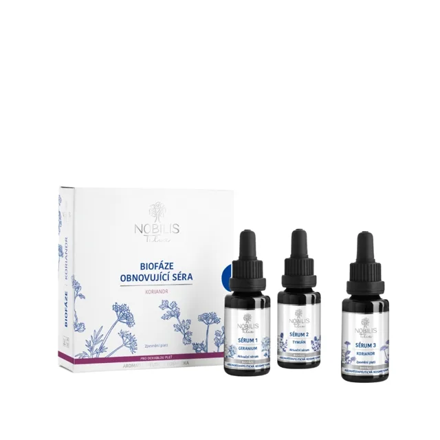 Nobilis Tilia Biofáze Obnovující séra Koriandr 3x20 ml