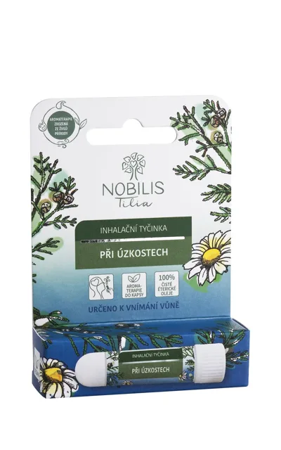 Nobilis Tilia Inhalační tyčinka s bergamotem, cypřišem a heřmánkem 1 ks