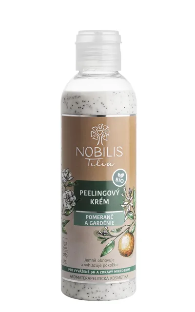 Nobilis Tilia Peelingový krém Pomeranč a gardénie, 200 ml