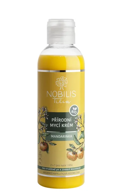 Nobilis Tilia Přírodní mycí krém Mandarinka, 200 ml