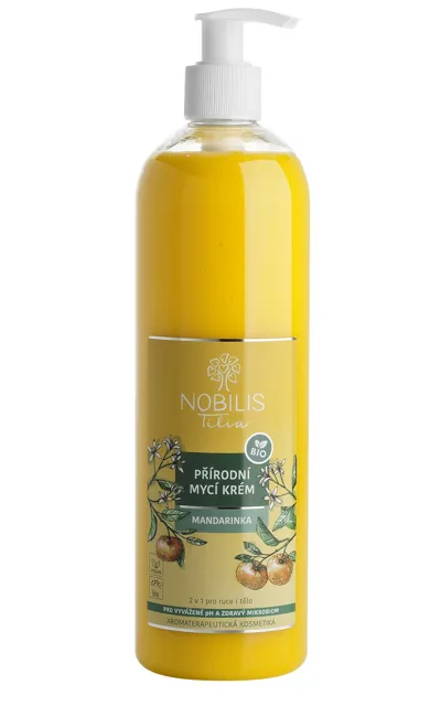 Nobilis Tilia Přírodní mycí krém Mandarinka, 500 ml