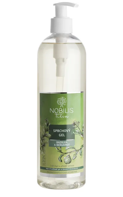 Nobilis Tilia Sprchový gel Bazalka a bergamot 500 ml