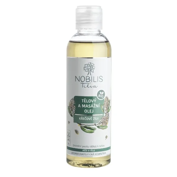 Nobilis Tilia Tělový a masážní olej Křečové žíly 200 ml