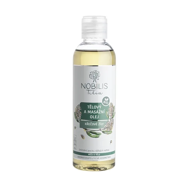 NOBILIS TILIA Tělový a masážní olej křečové žíly 200 ml
