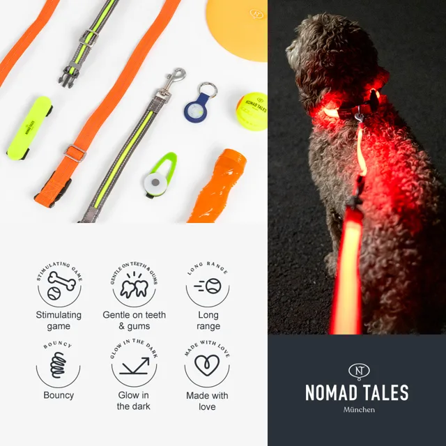 Nomad Tales Bloom Glow-in-the-Dark Ball - Ø 6 cm