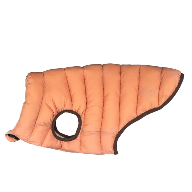 Nomad Tales Bloom kabát pro psy, oranžový/béžový - délka zad cca 35 cm