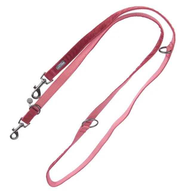 Nomad Tales Blush vodítko rosé - délka 120 cm, šířka 15 mm